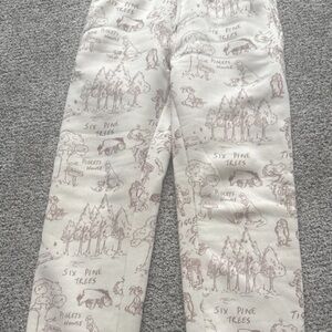 Disney Cream and Brown Winnie the Pooh Pants